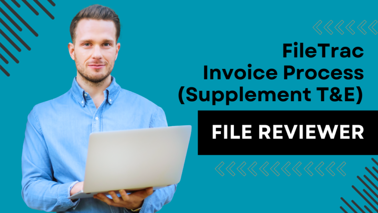 FileTrac – Supplement T&E Invoice Process